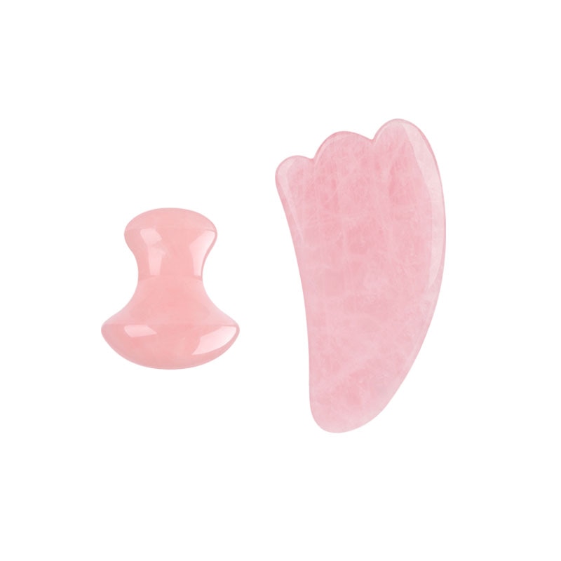 Superb Pink Rose Quartz Jade Massage Roller
